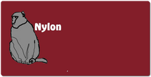 Nylon Monkey text XXL Gaming Mousepad