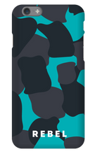 REBEL Cyan iPhone Case