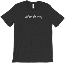 colleendauncey t-shirt - white logo (unisex)