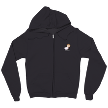 Heart zip-up-hoodie