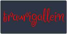 traurigallein XXL Gaming Mousepad