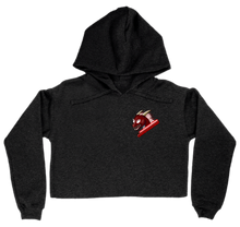Crimson hoodie-women-cropped