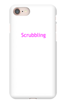 Simple Scrubbling iphone 8 case
