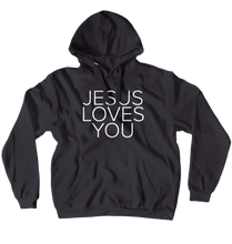 JESUS LOVES YOU Hoodies (No-Zip/Pullover)
