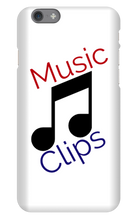 music clips iPhone Phone Cases
