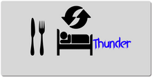 Eat Sleep Thunder Repeat XXL Gaming Mousepad