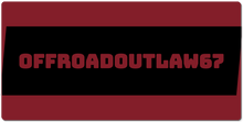 offroadoutlaw67 XXL Gaming Mousepad