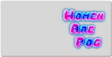 WAP (Women Are Pog) XXL Mousepad