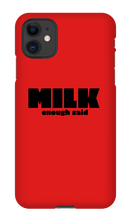 Milk iPhone Phone Cases