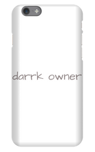 darrk_owner iPhone Phone Cases