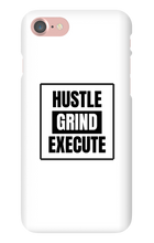 HUSTLE GRIND EXECUTE iPhone Phone Cases