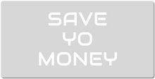 Save Yo Money XXL Gaming Mousepad