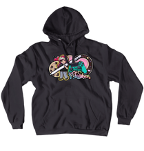 Chibi Mira Silver Hoodie (No-Zip/Pullover)