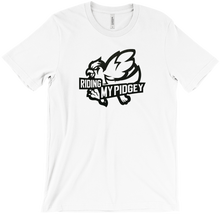 ridingmypidgey T-Shirts Clear Logo