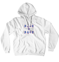 Logo "Back 2 Back" Hoodie  (No-Zip/Pullover)