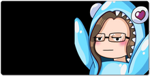 Cuddles Shark Gaming Mousepad