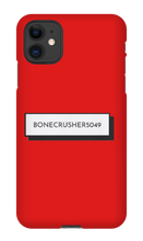 bonecrusher5049 logo iPhone Cases