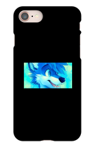 blue wolf iPhone Phone Cases