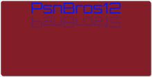 PsnBros12 limited edition XXL Gaming Mousepad