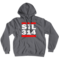 STL-314 Wht Hoodies (No-Zip/Pullover)