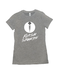 Flash Sphere White Logo Woman Tee
