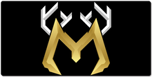 Gold logo XXL Gaming Moosepad