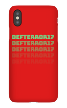 defterror17 iPhone Phone Cases