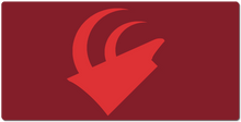 redtunefish simple logo XXL Gaming Mousepad