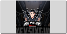 mikeysixgunsgaming XXL Gaming Mousepad