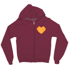 Bandaid Heart zip-up-hoodie