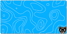 Blue  bear 18x36 (mousepad)