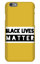 BLACK LIVES MATTER iPhone Phone Cases