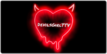 devilsgirl heart Gaming Mousepad