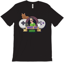 Crazy Cat Gamer's Logo T-Shirt