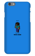 Rock hard iPhone Phone Cases