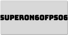 superon60fps06 XXL Gaming Mousepad