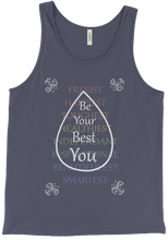 Be Your Best You Tank Top (WHT ink)