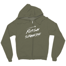 FS Shooting Star White Logo Zipped Hoodie
