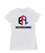 T-Shirt Frau EFL Schwarz/Rot/Blau
