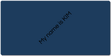mynameiskim-"gamingislife" XXL Gaming Mousepad