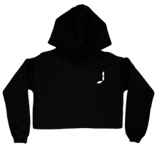 Cropped Hoodie White Logo