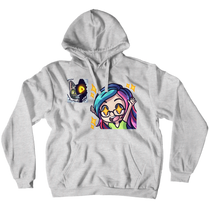 Kitteh Chaos Small Print Hoodie