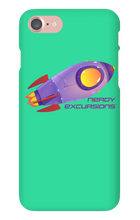 Nerdy Excursions Rocket iPhone Phone Cases