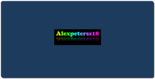 alexpeterss18 XXL Gaming Mousepad