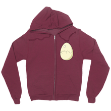 cracked_egg1 Zip Up Hoodie