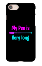 My pen is very long  Iphone case