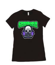 Gas Mask Skull tshirt-women