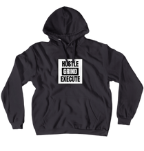 HUSTLE GRIND EXECUTE HOODIE (No-Zip/Pullover)