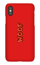 Woof Cracked Up iPhone Case