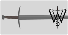XXL Sword-Logo Mousepad